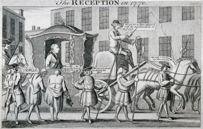 Framed Print : The Reception in 1770, 1770 Framed Print : The Reception in 1770, 1770