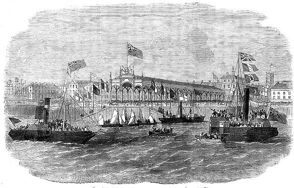 Reception of Colonel Lake and Captain Thompson, at Hull, 1856. Creator: Unknown