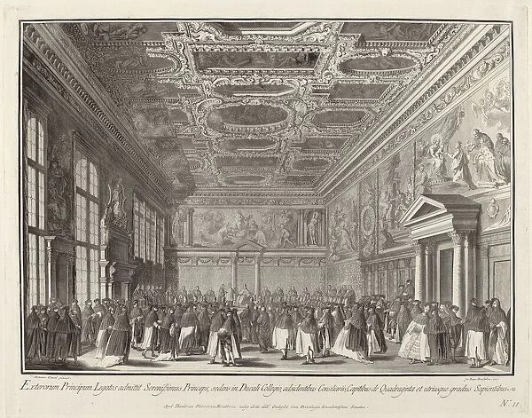 Reception by the Doge of Foreign Ambassadors in the Sala del Collegio, 1763  /  1766
