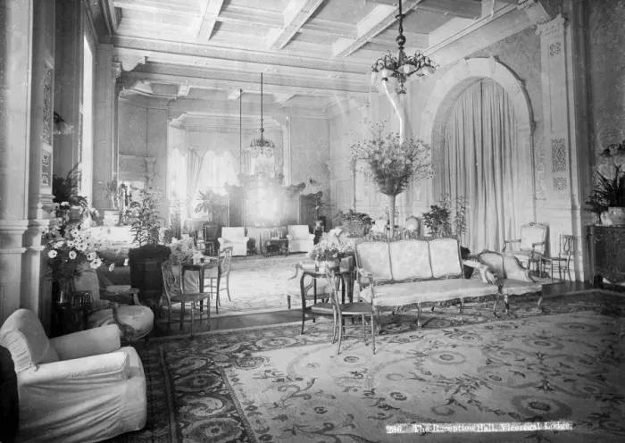 Framed Print : The reception hall, Viceregal Lodge, India, 20th century Framed Print : The reception hall, Viceregal Lodge, India, 20th century