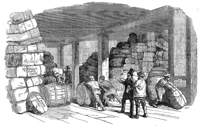 Framed Print : Reception, by Messrs. Cuthbert, Paternoster-Row, of Lint, Etc. for the Wounded at Scutari, 1854. Creator: Unknown Framed Print : Reception, by Messrs. Cuthbert, Paternoster-Row, of Lint, Etc. for the Wounded at Scutari, 1854. Creator: Unknown