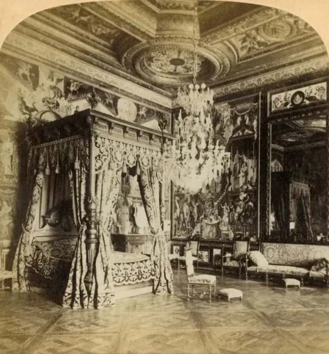 Framed Print : Reception Room of Catherine de Medicis, palace of Fontainebleau, France, 1889. Creator