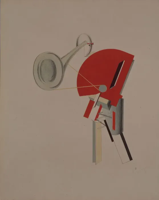 Framed Print : Reciter. Figurine for the opera Victory over the sun by A. Kruchenykh, 1920-1921. Artist: Lissitzky, El (1890-1941) Framed Print : Reciter. Figurine for the opera Victory over the sun by A. Kruchenykh, 1920-1921. Artist: Lissitzky, El (1890-1941)