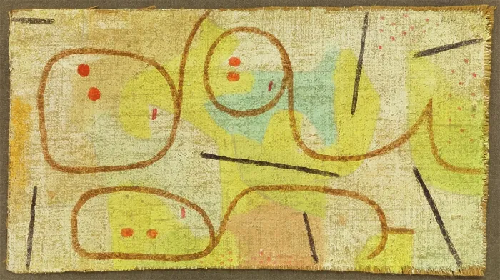 Framed Print : Reclining, c1937. Creator: Paul Klee