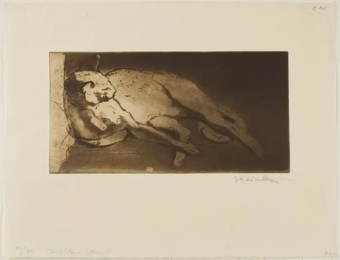 Framed Print : Reclining Cat Stretched Out from Left to Right, 1128. Creator Framed Print : Reclining Cat Stretched Out from Left to Right, 1128. Creator