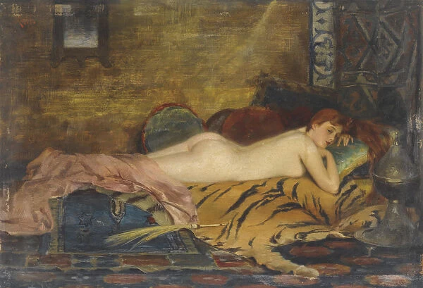 Reclining Nude. Private Collection