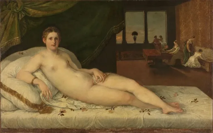Framed Print : Reclining Venus, c.1540-c.1560. Creator: Lambert Sustris Framed Print : Reclining Venus, c.1540-c.1560. Creator: Lambert Sustris