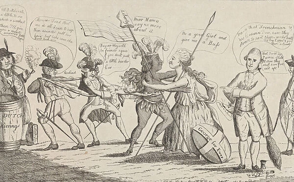 The Reconciliation Between Britannia and Her Daughter America, May 11, 1782