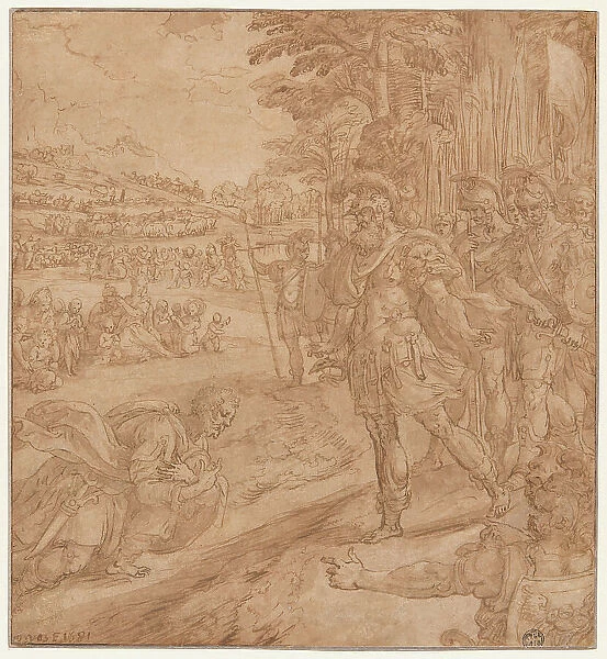 The Reconciliation of Jacob and Esau, 1581. Creator: Martin de Vos