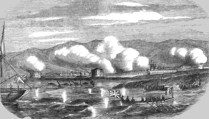 Framed Print : Reconnoitering the Fortress of Sebastopol previous to the Commencement of the Siege, 1854. Creator: Unknown Framed Print : Reconnoitering the Fortress of Sebastopol previous to the Commencement of the Siege, 1854. Creator: Unknown