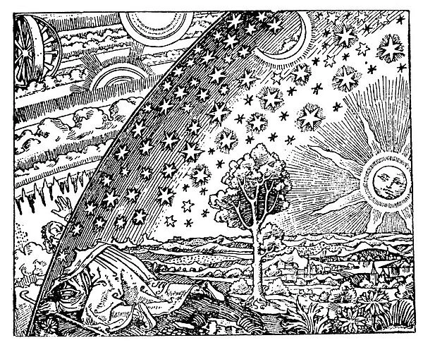 Reconstruction of a medieval conception of the universe, 19th century?