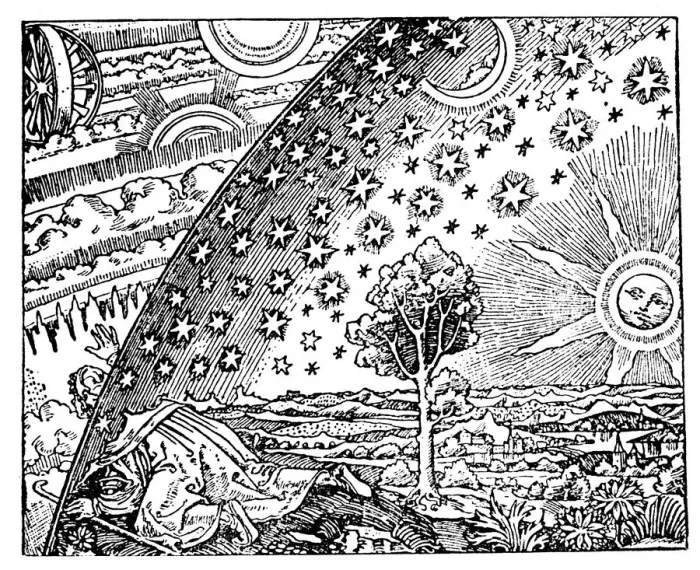 Framed Print : Reconstruction of a medieval conception of the universe, 19th century? Framed Print : Reconstruction of a medieval conception of the universe, 19th century?