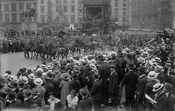 Recruiting Parade, 1917. Creator: Bain News Service
