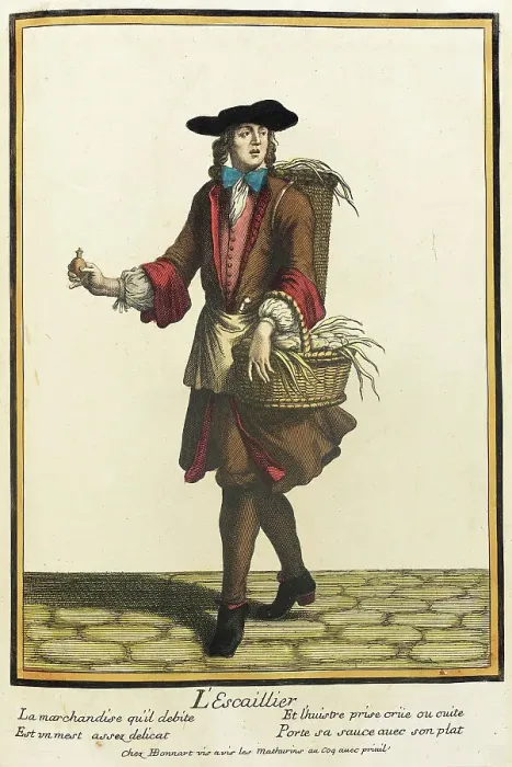 Framed Print : Recueil des modes de la cour de France, L'Escaillier (image 1 of 2), Bound 1703-1704. Creator: Henri Bonnart Framed Print : Recueil des modes de la cour de France, L'Escaillier (image 1 of 2), Bound 1703-1704. Creator: Henri Bonnart