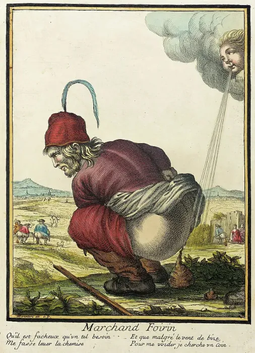 Framed Print : Recueil des modes de la cour de France, Marchand Foirin (image 1 of 2), Bound 1703-1704. Creator: Henri Bonnart Framed Print : Recueil des modes de la cour de France, Marchand Foirin (image 1 of 2), Bound 1703-1704. Creator: Henri Bonnart