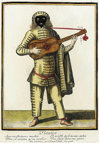 Recueil des modes de la cour de France, Flautin, between circa 1678 and circa 1693. Creator: Nicolas Bonnart