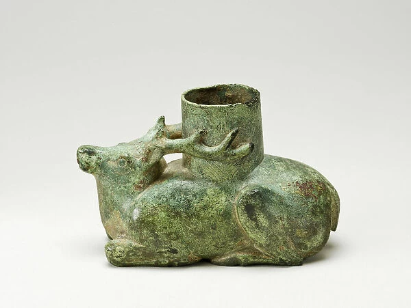 Recumbent Stag, Western Han dynasty (206 B. C. -A. D. 9). Creator: Unknown