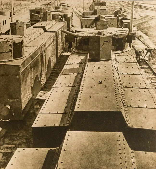 Framed Print : Red Army Armoured Trains, Early 1930s Framed Print : Red Army Armoured Trains, Early 1930s