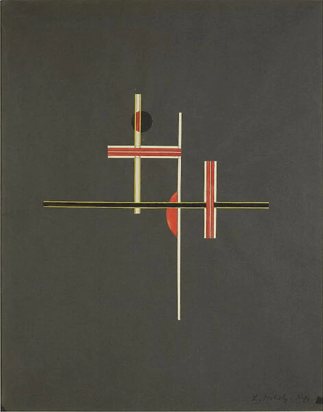 Red and black balance, 1922. Artist: Moholy-Nagy, Laszlo (1895–1946)