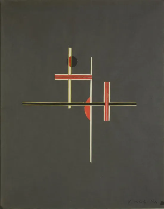 Framed Print : Red and black balance, 1922. Artist: Moholy-Nagy, Laszlo (1895-1946) Framed Print : Red and black balance, 1922. Artist: Moholy-Nagy, Laszlo (1895-1946)
