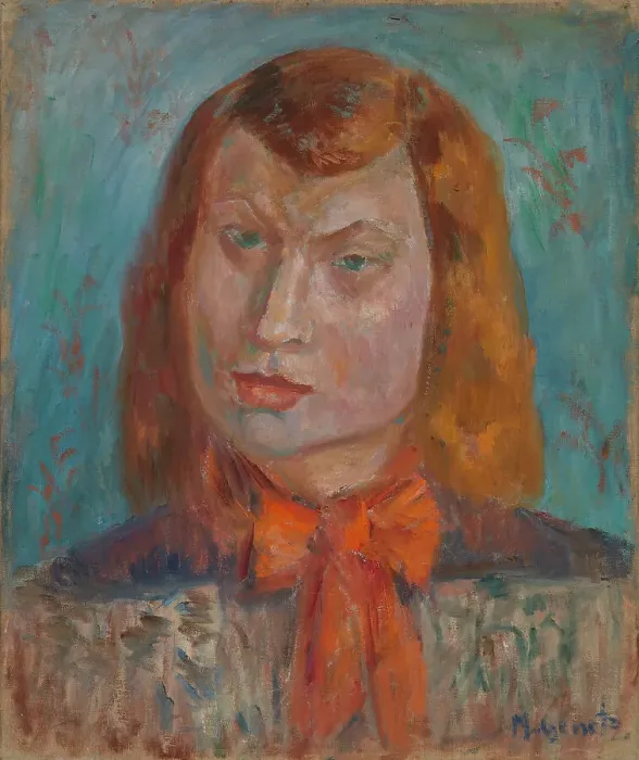 Framed Print : Red Bow, 1920-1940. Creator: Meri Genetz Framed Print : Red Bow, 1920-1940. Creator: Meri Genetz