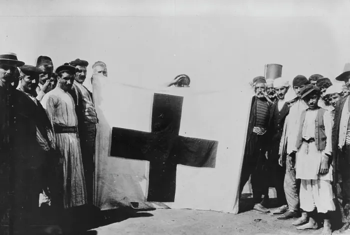 Framed Print : Red Cross, 1915. Creator: Bain News Service Framed Print : Red Cross, 1915. Creator: Bain News Service