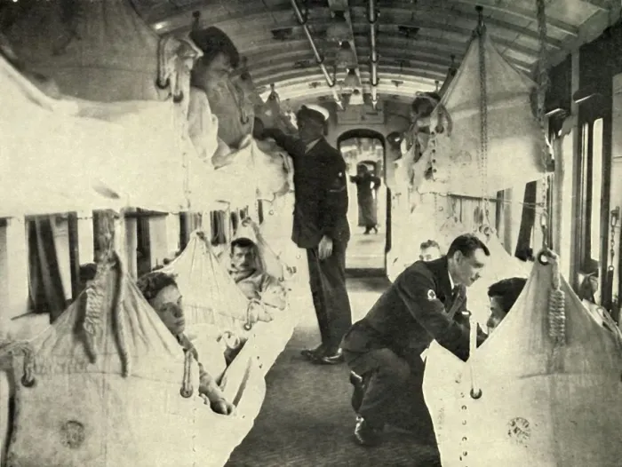 Framed Print : Red Cross Train, (1919). Creator: Unknown