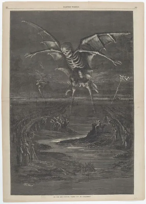 Framed Print : On the Red Danube - Bless You, My Children!, 1877. Creator: Thomas Nast. On the Red Danube - Bless You, My Children!, 1877. Creator: Thomas Nast Framed Print : On the Red Danube - Bless You, My Children!, 1877. Creator: Thomas Nast. On the Red Danube - Bless You, My Children!, 1877. Creator: Thomas Nast