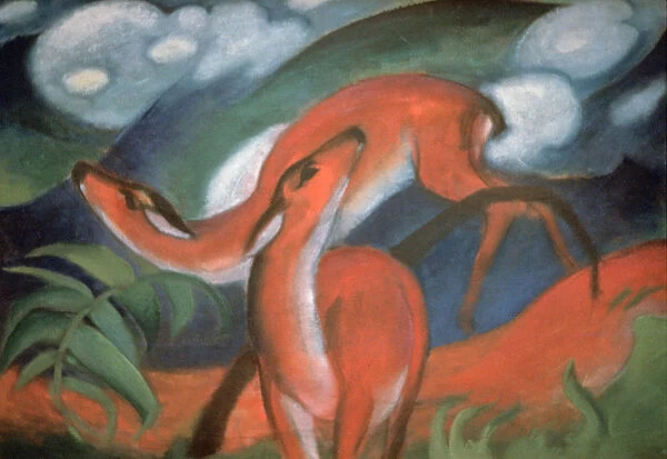Red deer II, 1912. Artist: Marc Franz