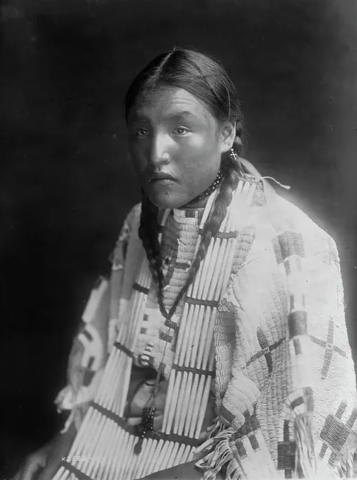 Framed Print : Red Elk Woman, c1907. Creator: Edward Sheriff Curtis Framed Print : Red Elk Woman, c1907. Creator: Edward Sheriff Curtis