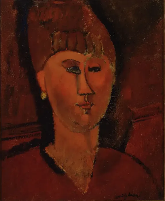 Framed Print : The Red-Headed Girl, 1915. Creator: Modigliani, Amedeo (1884-1920) Framed Print : The Red-Headed Girl, 1915. Creator: Modigliani, Amedeo (1884-1920)