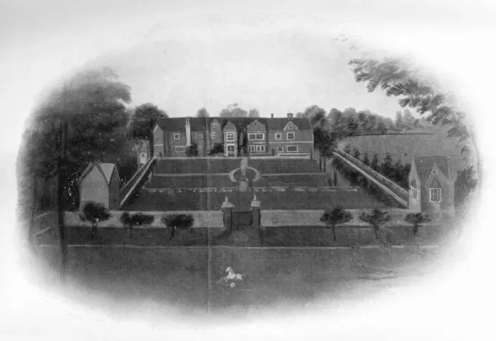 Framed Print : Red House, Near York, In The Time of Charles I, 1911 Framed Print : Red House, Near York, In The Time of Charles I, 1911