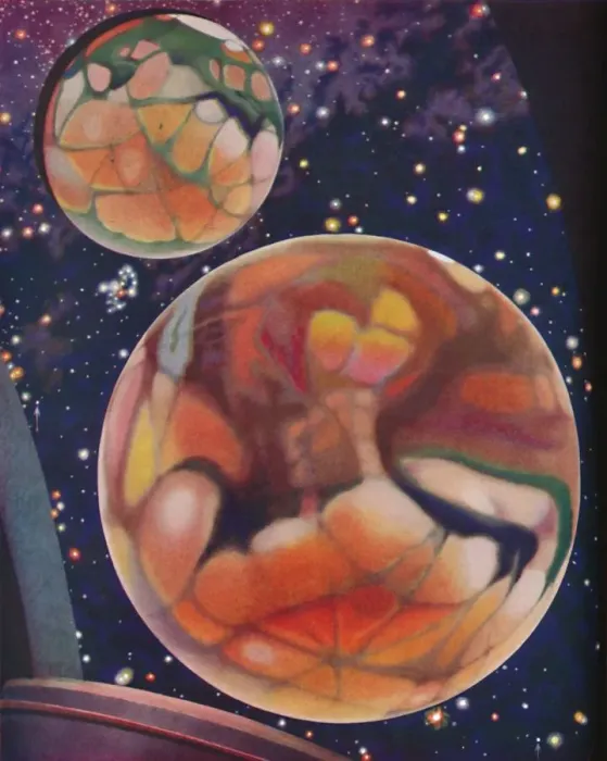 Framed Print : The Red Planet Studied Through The Modern Telescope, c1935