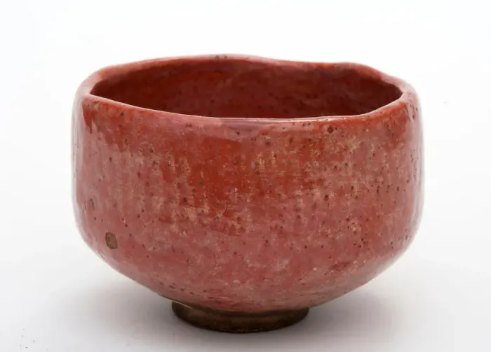 Framed Print : Red Raku Teabowl, 17th century Framed Print : Red Raku Teabowl, 17th century