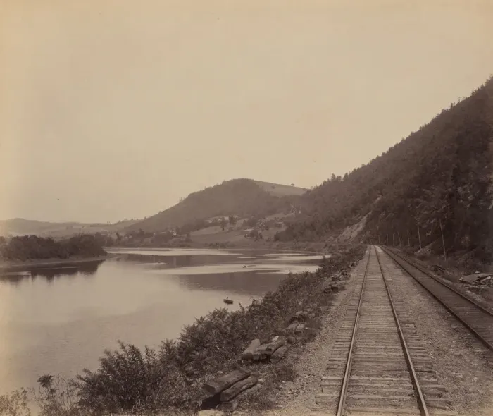 Framed Print : Red Rocks Near Allen s, c. 1895. Creator: William H Rau Framed Print : Red Rocks Near Allen s, c. 1895. Creator: William H Rau