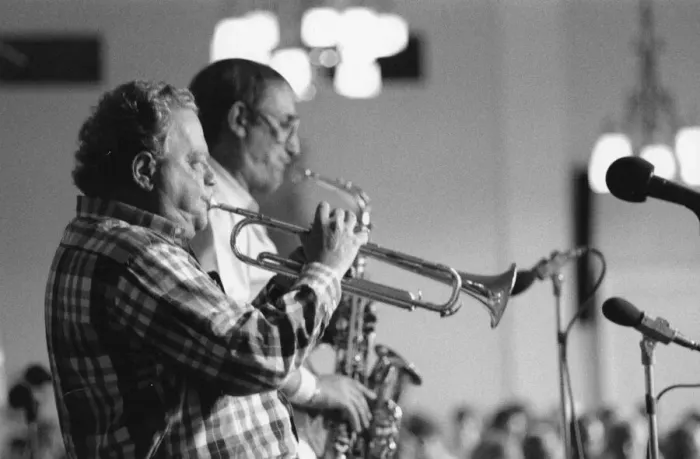 Framed Print : Red Rodney, Edinburgh Jazz Festival, Scotland, 1988. Creator: Brian Foskett Framed Print : Red Rodney, Edinburgh Jazz Festival, Scotland, 1988. Creator: Brian Foskett