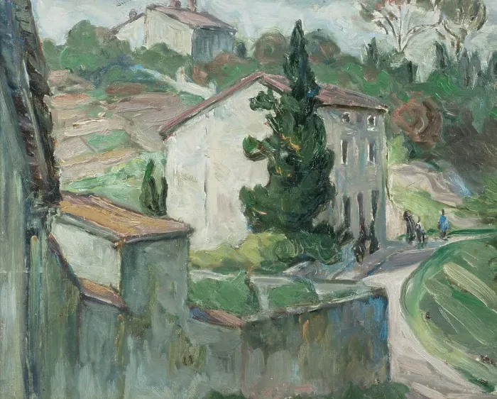Framed Print : The Red Roofs. Study from the South of France, 1927. Creator: Anna Katarina Boberg Framed Print : The Red Roofs. Study from the South of France, 1927. Creator: Anna Katarina Boberg