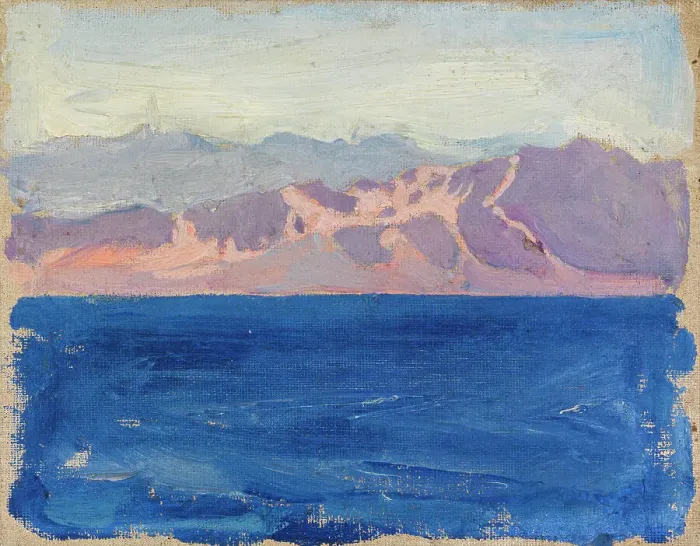 Framed Print : Red Sea, 1910. Creator: Akseli Gallen-Kallela Framed Print : Red Sea, 1910. Creator: Akseli Gallen-Kallela