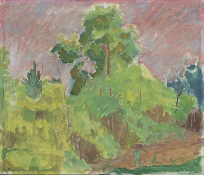 Framed Print : Red Sky at Holmsbu, 1933. Creator: Thorvald Erichsen Framed Print : Red Sky at Holmsbu, 1933. Creator: Thorvald Erichsen