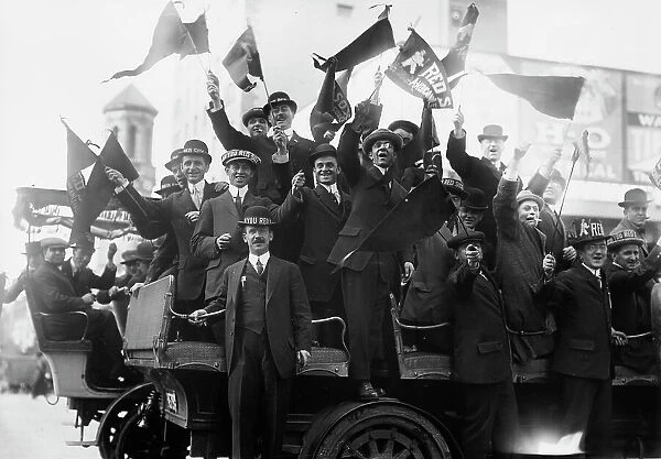 Red Sox rooters, 1915. Creator: Bain News Service