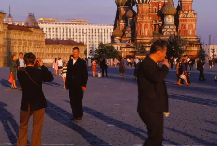 Framed Print : Red Square near St. Basils. Moscow in evening light, c1970s. Artist: CM Dixon Framed Print : Red Square near St. Basils. Moscow in evening light, c1970s. Artist: CM Dixon