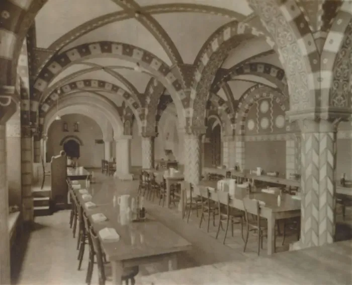Framed Print : The Refectory, Buckfast Abbey, late 19th-early 20th century Framed Print : The Refectory, Buckfast Abbey, late 19th-early 20th century
