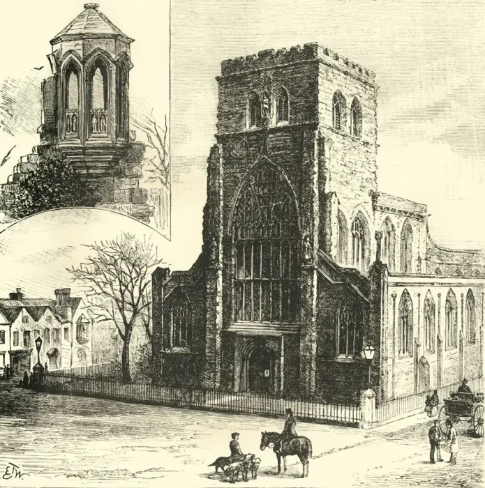 Framed Print : The Refectory Pulpit. The Abbey Church, 1898. Creator: Unknown Framed Print : The Refectory Pulpit. The Abbey Church, 1898. Creator: Unknown