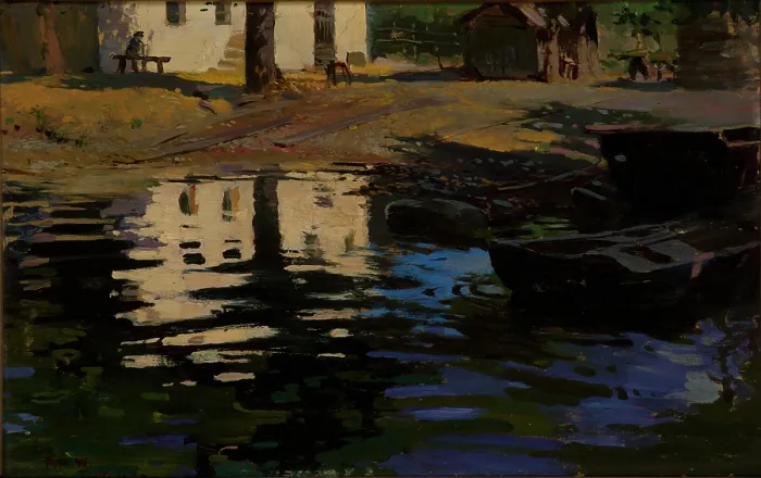 Framed Print : Reflection, between 1898-1902. Creator: Feliks Wygrzywalski
