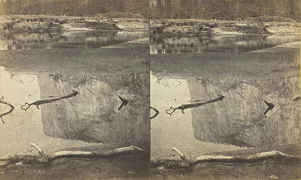 Reflection of El Capitain in the Merced River, 1870  /  71. Creator: Anthony & Company