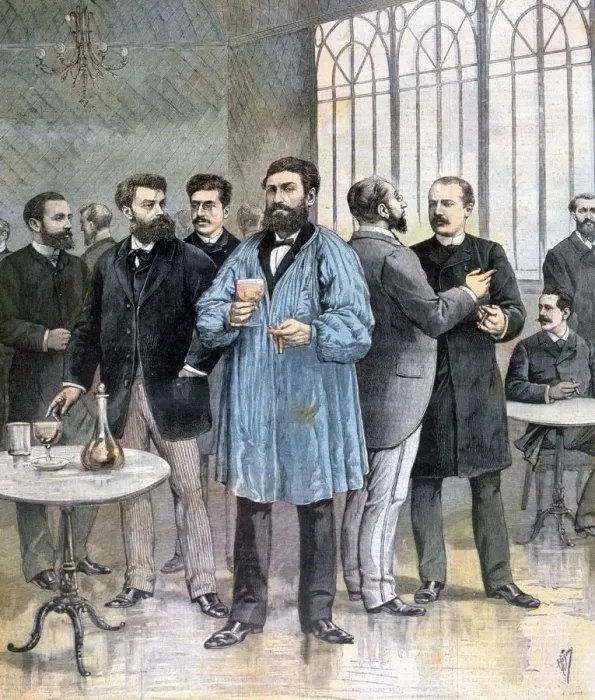 Framed Print : The refreshment bar, Chamber of Deputies of France, Paris, 1892. Artist: Henri Meyer Framed Print : The refreshment bar, Chamber of Deputies of France, Paris, 1892. Artist: Henri Meyer