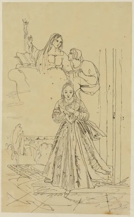 Framed Print : Refuge in Prayer, n. d. Creator: Rodolphe Bresdin Framed Print : Refuge in Prayer, n. d. Creator: Rodolphe Bresdin