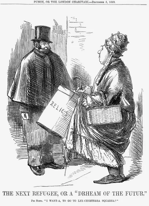 Framed Print : The Next Refugee, or a Drheam of the Futur, 1859 Framed Print : The Next Refugee, or a Drheam of the Futur, 1859