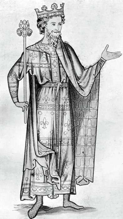 Framed Print : Regal costume, c1190, (1910) Framed Print : Regal costume, c1190, (1910)