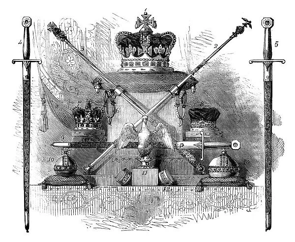 The Regalia of England, c1820 (c1895)